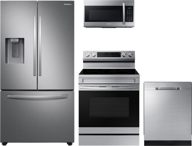 Samsung 4 Piece Kitchen Package-Stainless Steel