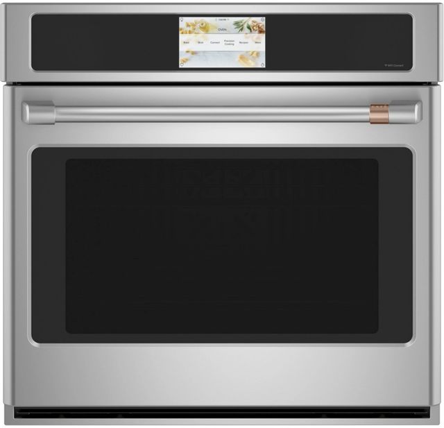 Front view of the Café™ Professional 30" Stainless Steel Single Electric Wall Oven