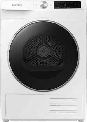 front view of the Samsung 4.0 Cu. Ft. Heat Pump Electric Dryer