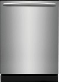 front view of the Frigidaire Gallery® 24" Smudge-Proof® Stainless Steel Built In Dishwasher