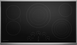 top view of the Monogram® 36" Stainless Steel Touch Control Electric Cooktop