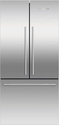 front view of the Fisher & Paykel Series 7 32 in. 16.9 Cu. Ft. Stainless Steel Counter Depth French Door Refrigerator