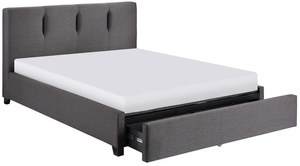 Homelegance Aitana Graphite Eastern King Platform Storage Bed