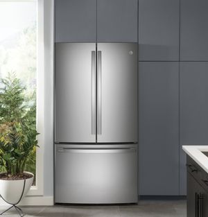 GE Profile™ 23.1 Cu. Ft. Fingerprint Resistant Stainless Steel Counter Depth French Door Refrigerator
