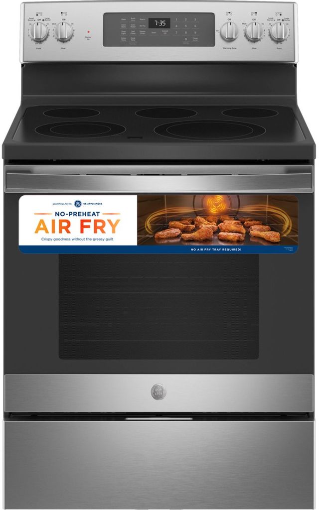 GE® 30" Stainless Steel Freestanding Electric Range Model #: JB735SPSS