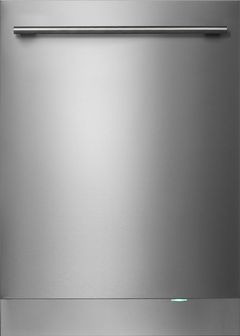 front view of the  ASKO 50 Series 24" Stainless Steel Built In Dishwasher