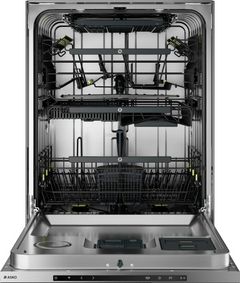 front view of the opened ASKO Style™ Series 24" Stainless Steel Top Control Built In Dishwasher