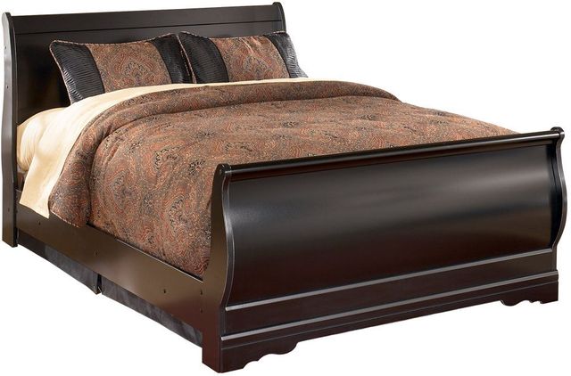 Signature Design by Ashley® Huey Vineyard Black Queen Sleigh Bed product image