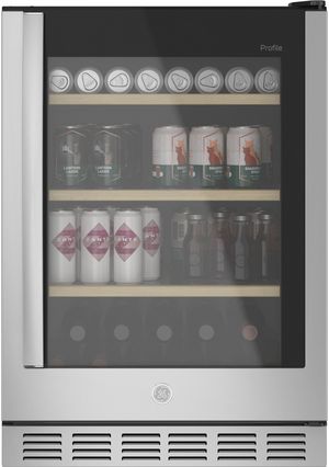 GE Profile 5.1 Cu. Ft. Stainless Steel Beverage Center