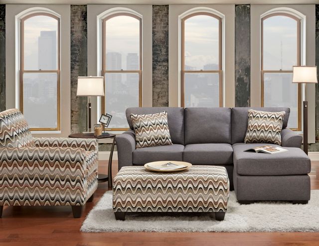 living room with an l-shaped sofa sleeper