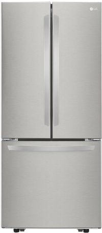 Stainless steel LG french door refrigerator