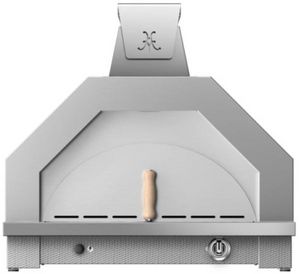 front view of the Hestan 32" Steeletto Natural Gas Pizza Oven