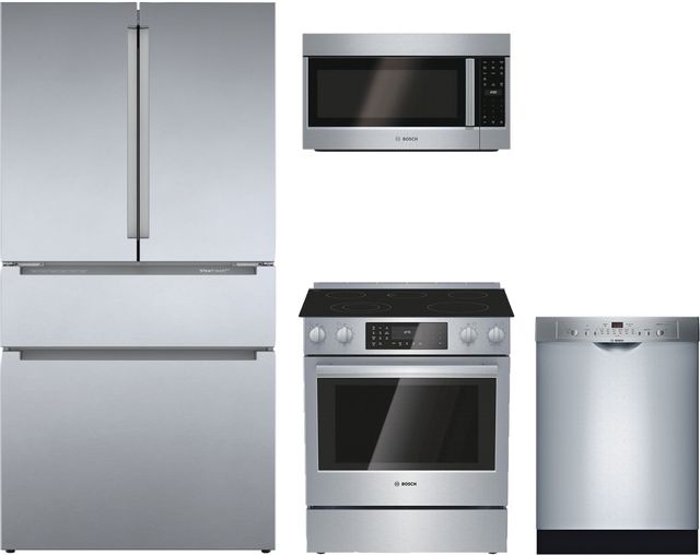 Bosch 4 Piece Kitchen Package-Stainless Steel