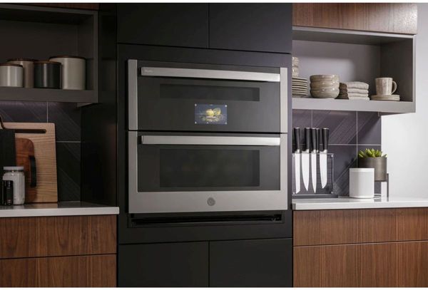 GE Profile 30" Stainless Steel Double Electric Wall Oven