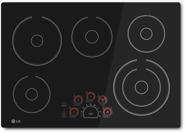 LG 30" Black Electric Cooktop