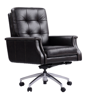 front view of the Crisci Desk Chair (Leather)