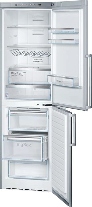 Bosch® 800 Series 11.0 Cu. Ft. Stainless Steel Counter-Depth Bottom Freezer Refrigerator
