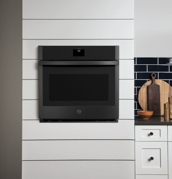 GE 30" Black Electric Built In Single Oven