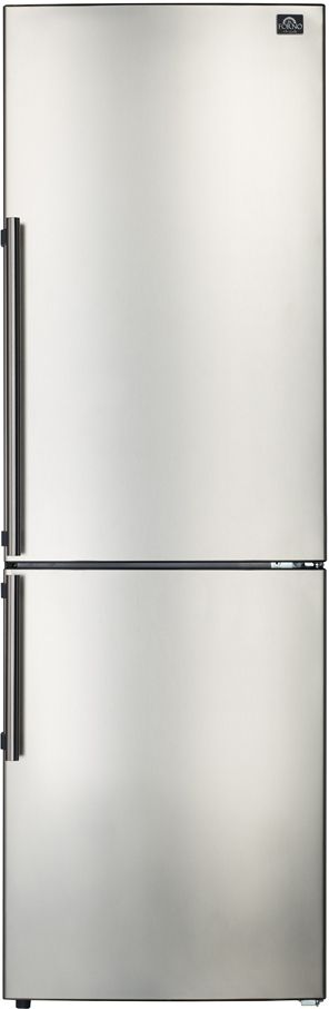 Stainless steel Forno bottom freezer refrigerator