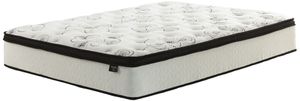 front view of the Sierra Sleep® by Ashley® Chime 12" Hybrid Ultra Plush Tight Top Queen Mattress in Box