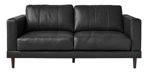 Elements-International-Hampton-Fiero-Charcoal-Sofa front view of the Elements International Hampton Fiero Charcoal Sofa