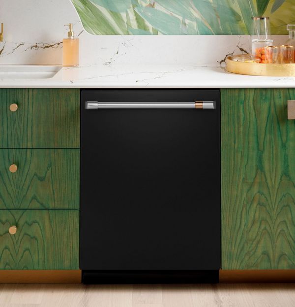Cafe™ 24" Fingerprint Resistant Matte Black Top Control Built In Dishwasher
