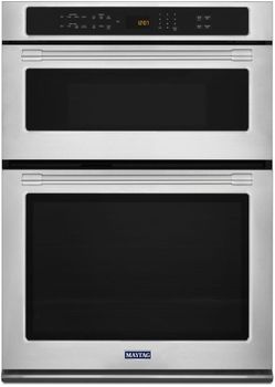 Maytag 30” Fingerprint Resistant Stainless Steel Electric Built In Oven/Micro Combo