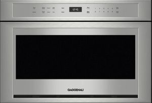 front view of the Gaggenau 400 Series 1.2 Cu. Ft. Built In Microwave Drawer