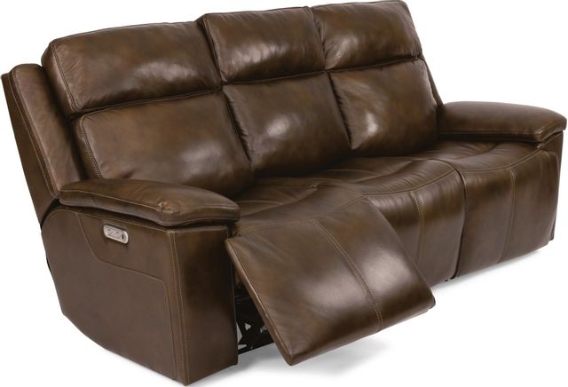 brown leather couch