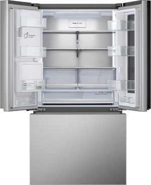 LG Smart Cooling Refrigerator with open French doors