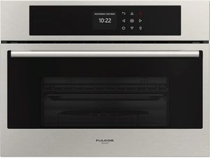 front view of the Fulgor Milano 700 Series 24" Stainless Steel Electric Speed Oven