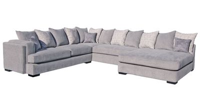 front view of the Adina 3 Piece Oversized Sectional