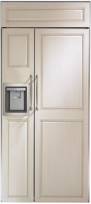 Monogram 20.2 Cu. Ft. Custom Panel Smart Built In Side-by-Side Refrigerator