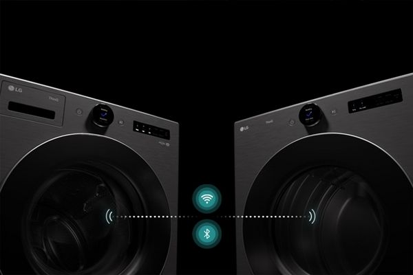 LG 5.0 Cu. Ft. Black Steel Front Load Washer Wi-Fi features