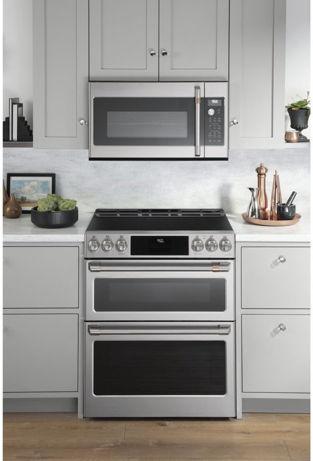 Slide in Cafe range and Cafe microwave