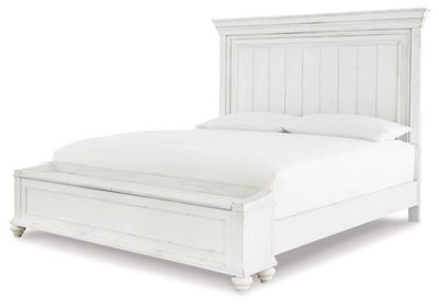 front left view of the Pensacola Queen Bed (Storage)