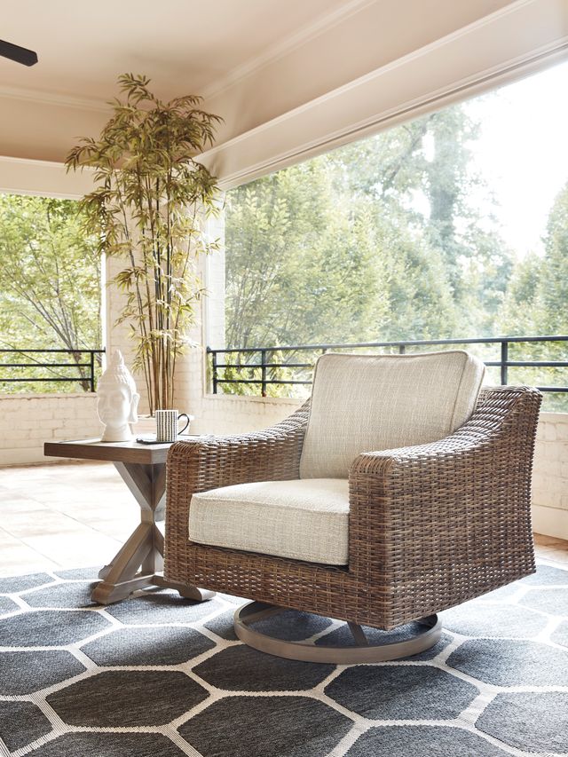 Signature Design by Ashley® East Brook Beige Outdoor Back Cushion