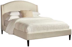 side view of the Parker House® Crescent Milano Snow Queen Bed