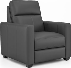 front view of the Flexsteel® Broadway Shale Power Recliner with Power Headrest