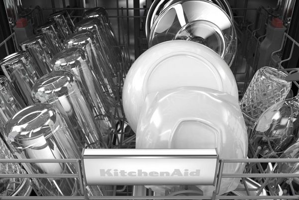 KitchenAid 24" PrintShield Stainless Steel Front Control Built In Dishwasher
