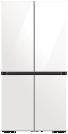 Samsung Bespoke 4-Door Flex™ 29.0 Cu. Ft. White Glass Refrigerator 