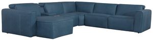 front view of the Palliser® Furniture Customizable Colton 6-Piece Power Reclining U-Shape Sectional