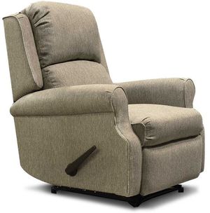 front left view of the England Furniture Marybeth Rocker Recliner with Handle