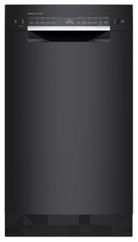 front view of the  Bosch® 300 Series 18" Black Built-In Dishwasher