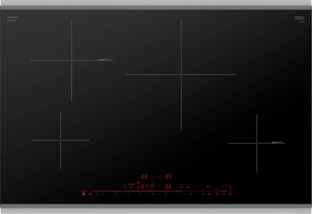 30-inch black/stainless induction  cooktop