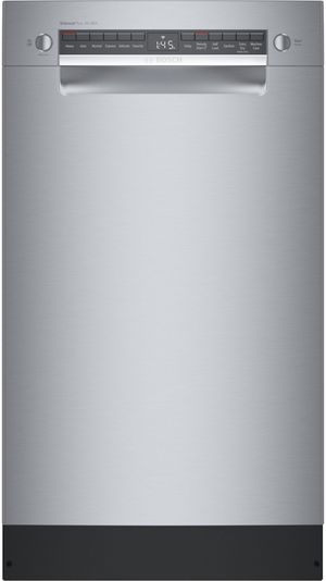 Bosch 800 Series 18" Stainless Steel Front Control Built In Dishwasher