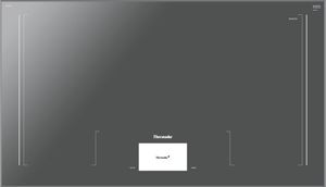 top view of the Thermador® Masterpiece® Freedom® 36" Dark Gray Induction Cooktop