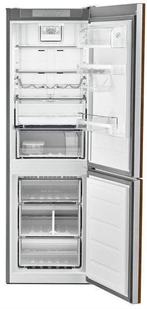 Inside JennAir® 9.8 Cu. Ft. Panel Ready Built In Bottom Freezer Refrigerator