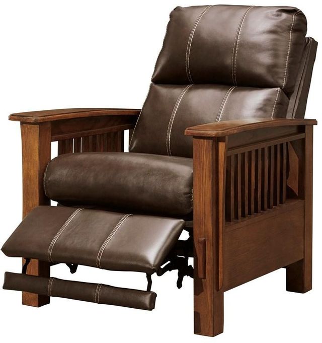 Signature Design Cowlitz Chocolate High Leg Recliner