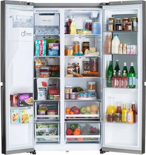 LG 27.1 Cu. Ft. PrintProof Stainless Steel Side-by-Side Refrigerator 